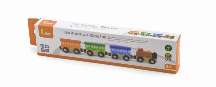 VIGA Zestaw akcesoriów do kolejki - klasyczny pociąg