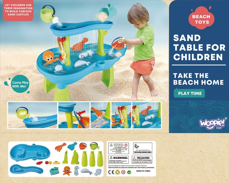 WOOPIE Stolik Wodny Ośmiornica 18 akc.