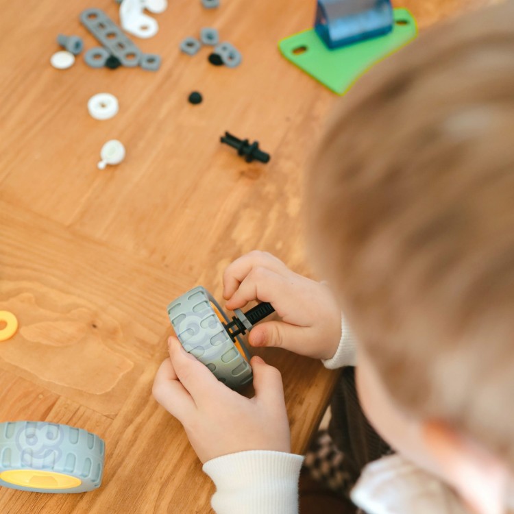 WOOPIE Zestaw Klocki Konstrukcyjne Pojazdy STEM 163 el.