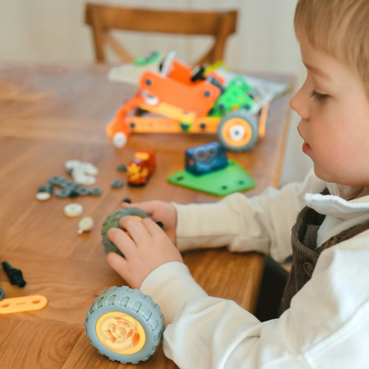 WOOPIE Zestaw Klocki Konstrukcyjne Pojazdy STEM 163 el.