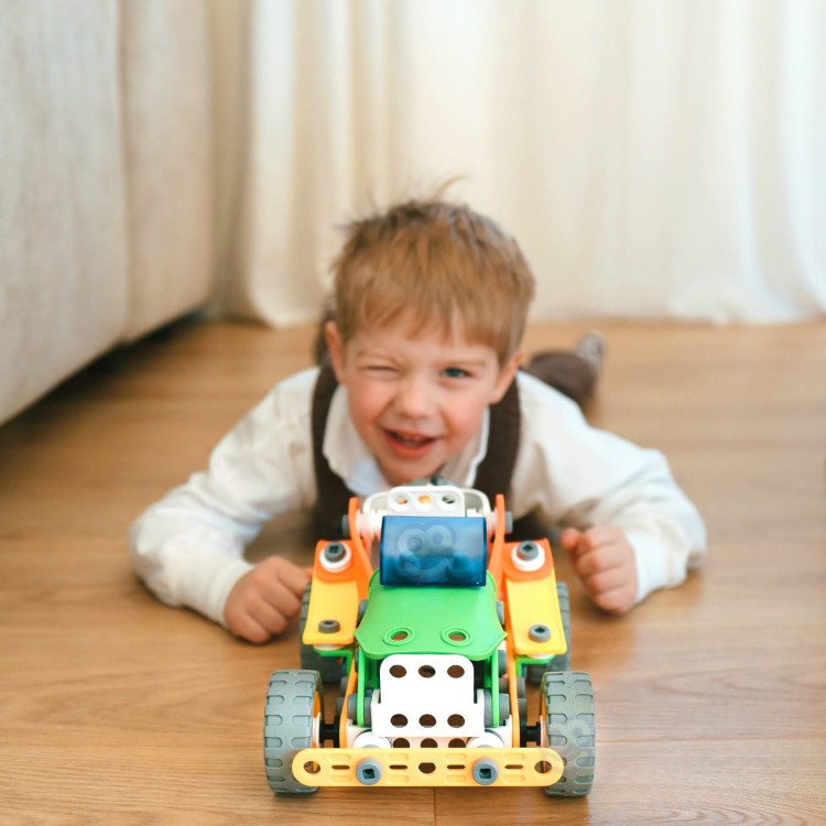 WOOPIE Zestaw Klocki Konstrukcyjne Pojazdy STEM 163 el.