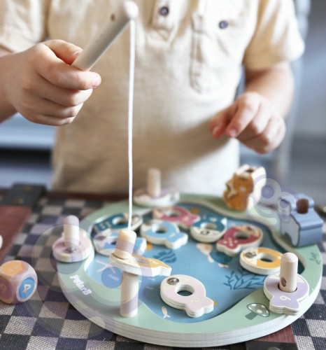 Drewniana Gra Łowienie Rybek VIGA PolarB