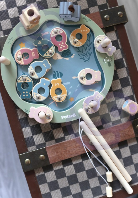 Drewniana Gra Łowienie Rybek VIGA PolarB