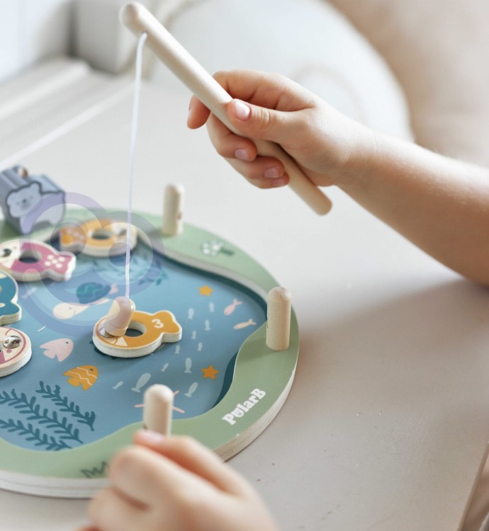 Drewniana Gra Łowienie Rybek VIGA PolarB