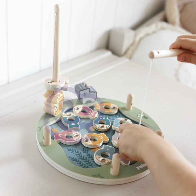 Drewniana Gra Łowienie Rybek VIGA PolarB