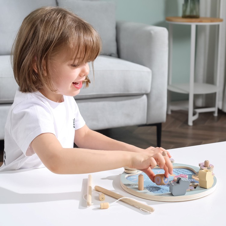 Drewniana Gra Łowienie Rybek VIGA PolarB