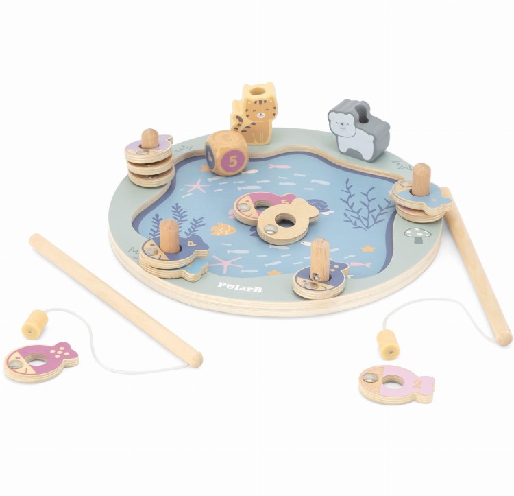 Drewniana Gra Łowienie Rybek VIGA PolarB