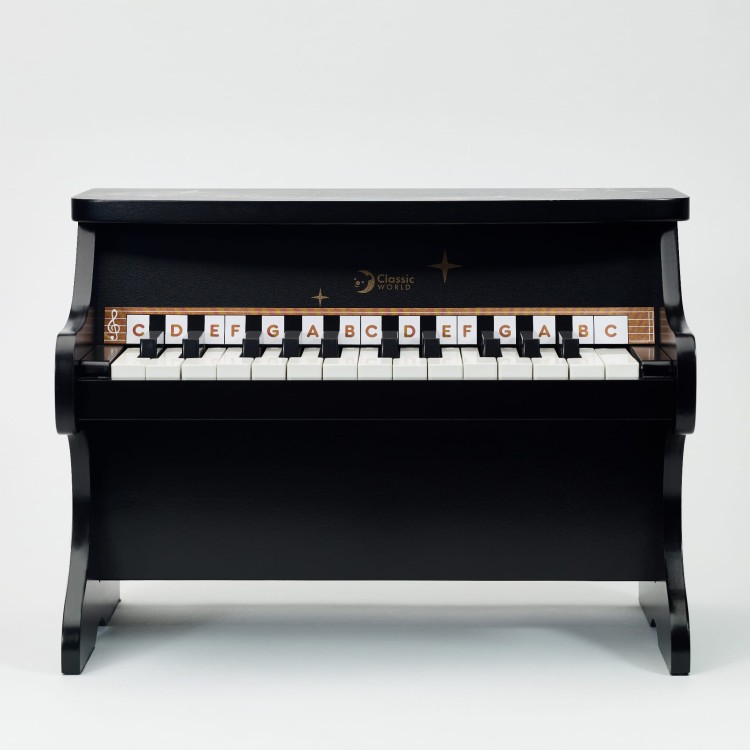 Pianino Czarne dla Dzieci CLASSIC WORLD