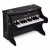 Pianino Czarne dla Dzieci CLASSIC WORLD