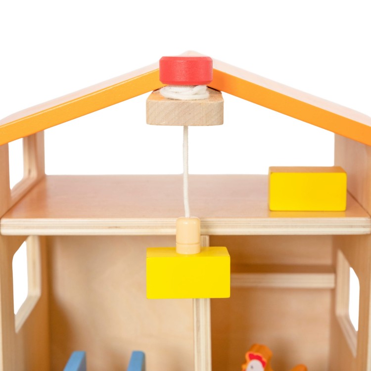 VIGA Drewniana Farma Dom Farmera Z Ogródkiem I Traktorem 21 el