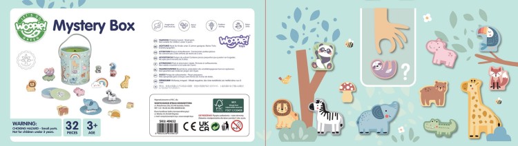 Tajemnicze Pudełko Dotknij i Dopasuj WOOPIE GREEN