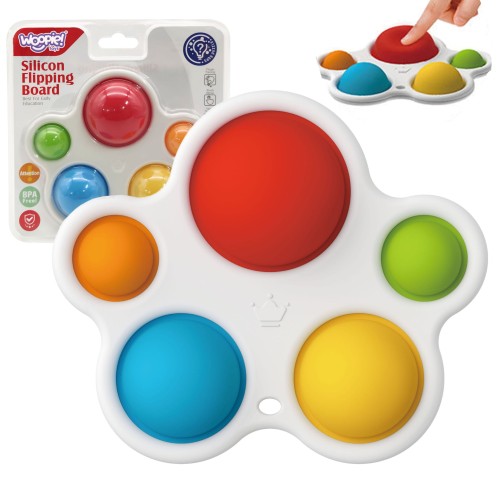 Zabawka Sensoryczna Gryzak Antystresowy POP IT Montessori WOOPIE BABY