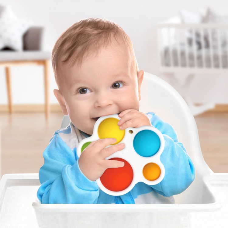 Zabawka Sensoryczna Gryzak Antystresowy POP IT Montessori WOOPIE BABY