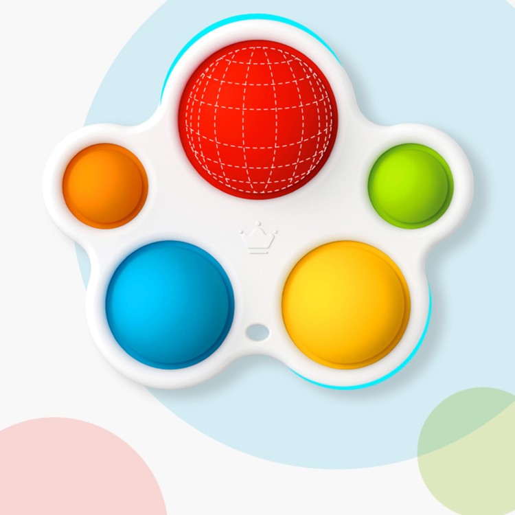 Zabawka Sensoryczna Gryzak Antystresowy POP IT Montessori WOOPIE BABY