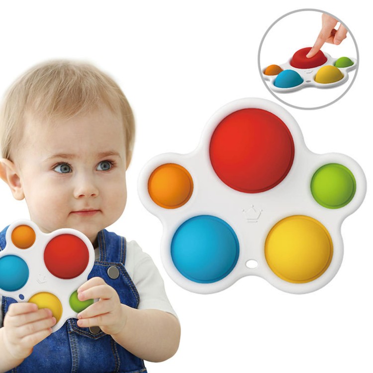 Zabawka Sensoryczna Gryzak Antystresowy POP IT Montessori WOOPIE BABY