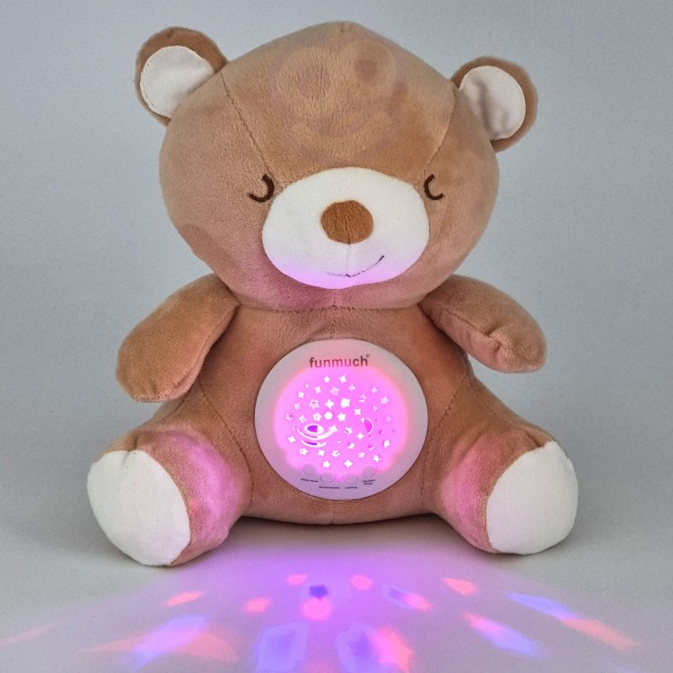 Przytulanka Usypiacz Projektor 2w1 Miś - 10 Kołysanek WOOPIE BABY