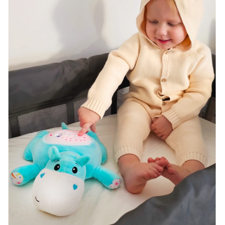 Przytulanka Projektor 2w1 Usypiacz Hipopotam WOOPIE BABY