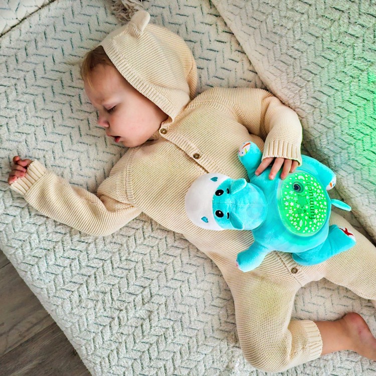 Przytulanka Projektor 2w1 Usypiacz Hipopotam WOOPIE BABY