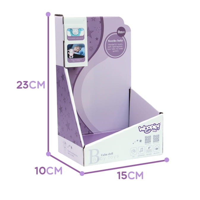 Interaktywny Pluszak Przytulanka dla Niemowląt Światło Dźwięk Byczek Gryzak Usypiacz WOOPIE BABY