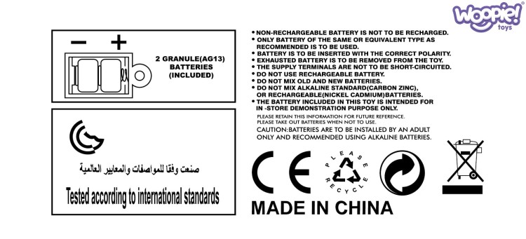 Interaktywny Pluszak Przytulanka dla Niemowląt Światło Dźwięk Byczek Gryzak Usypiacz WOOPIE BABY