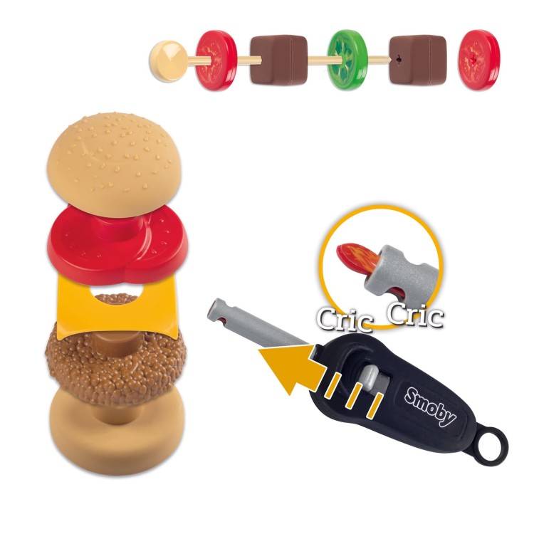 Grill Ogrodowy dla dzieci Barbecue 18 akcesoriów SMOBY