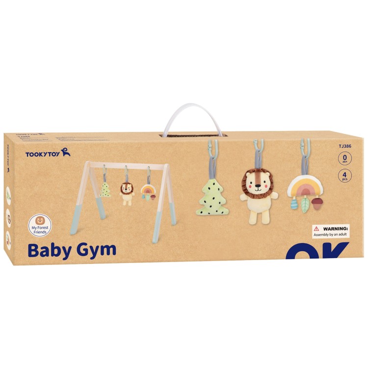 Baby Gym Stojak Edukacyjny Gimnastyczny 3 Zawieszki TOOKY TOY