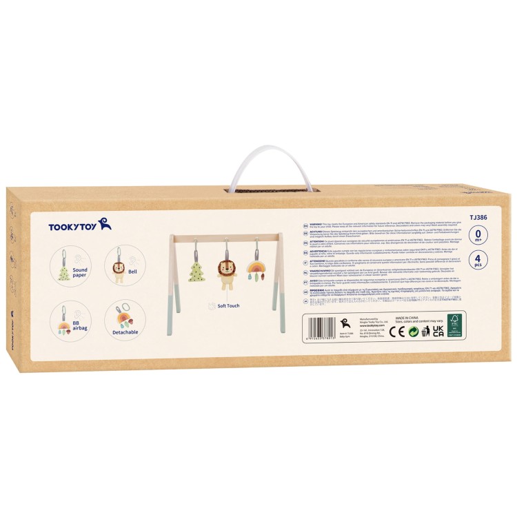 Baby Gym Stojak Edukacyjny Gimnastyczny 3 Zawieszki TOOKY TOY