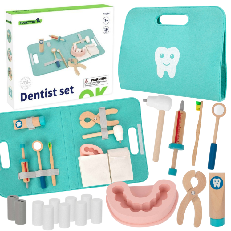 Zestaw Małego Dentysty Walizka Lekarza 19 el. TOOKY TOY
