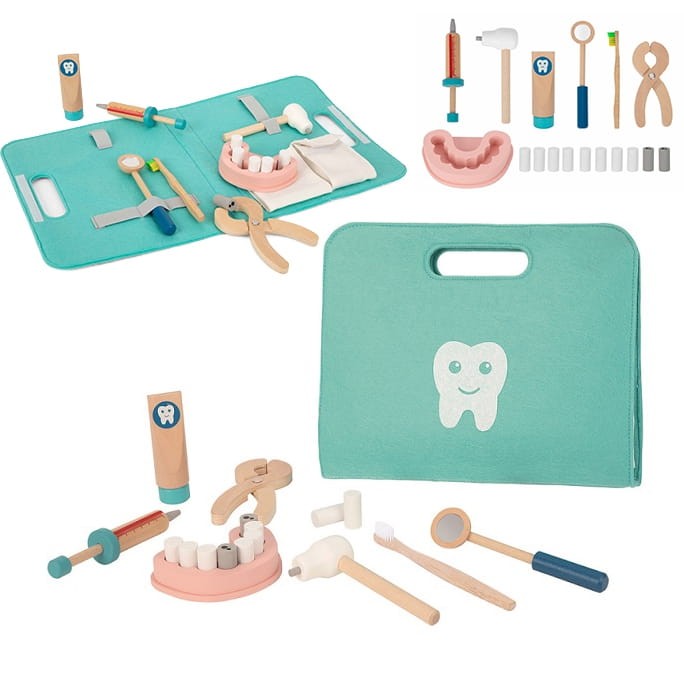 Zestaw Małego Dentysty Walizka Lekarza 19 el. TOOKY TOY