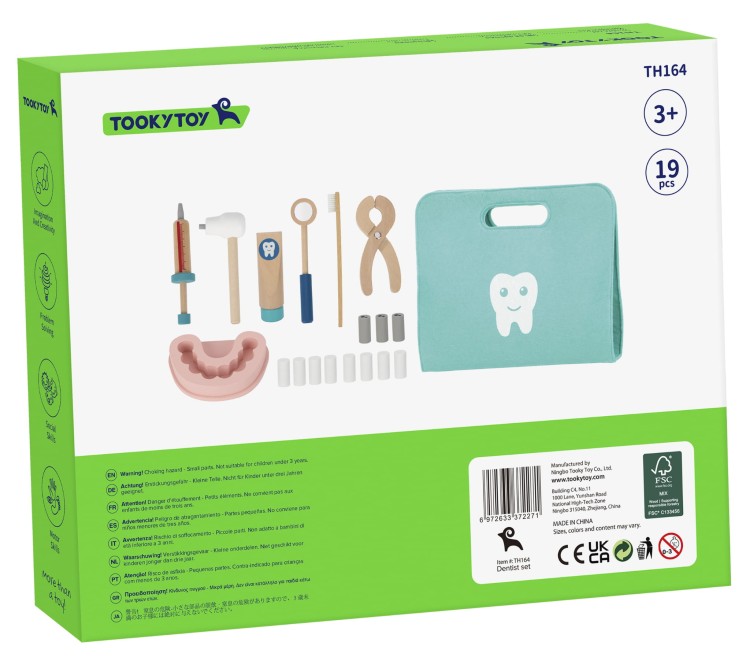 Zestaw Małego Dentysty Walizka Lekarza 19 el. TOOKY TOY