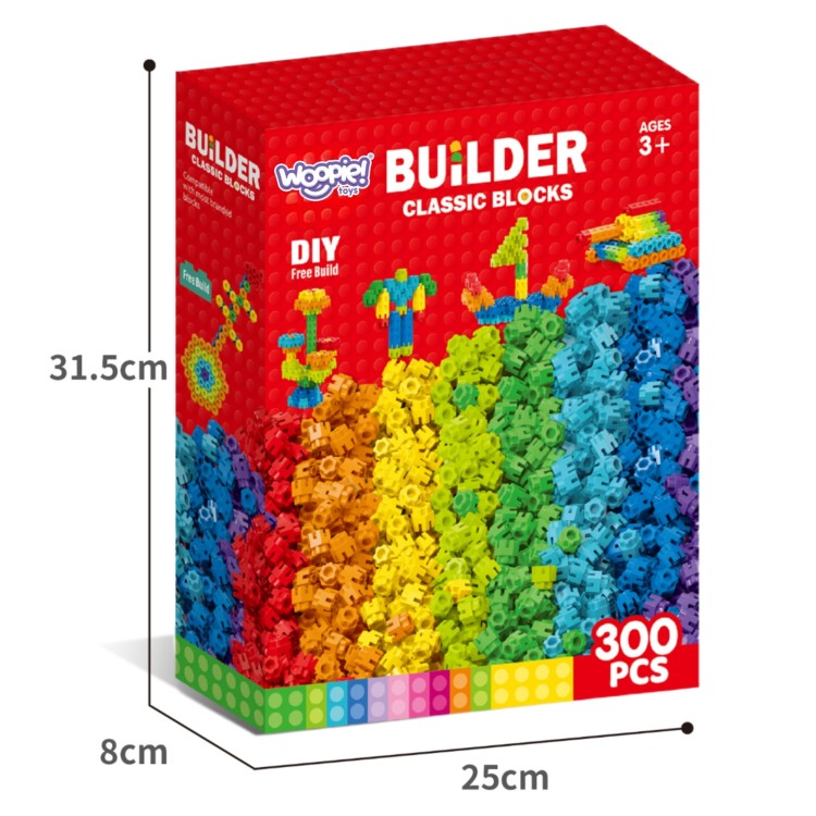 Kreatywne Klocki Konstukcyjne 300 el. WOOPIE