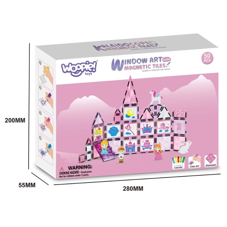 Magnetyczny Zestaw Konstrukcyjny Zbuduj Zamek