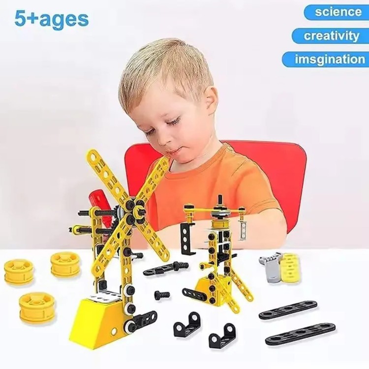 Pojazdy Zestaw Konstrukcyjny 8w1 Klocki WOOPIE