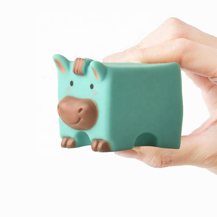 Klocki Sensoryczne Układanka do Ściskania Dźwięk Zwierzątka 12 el. WOOPIE BABY