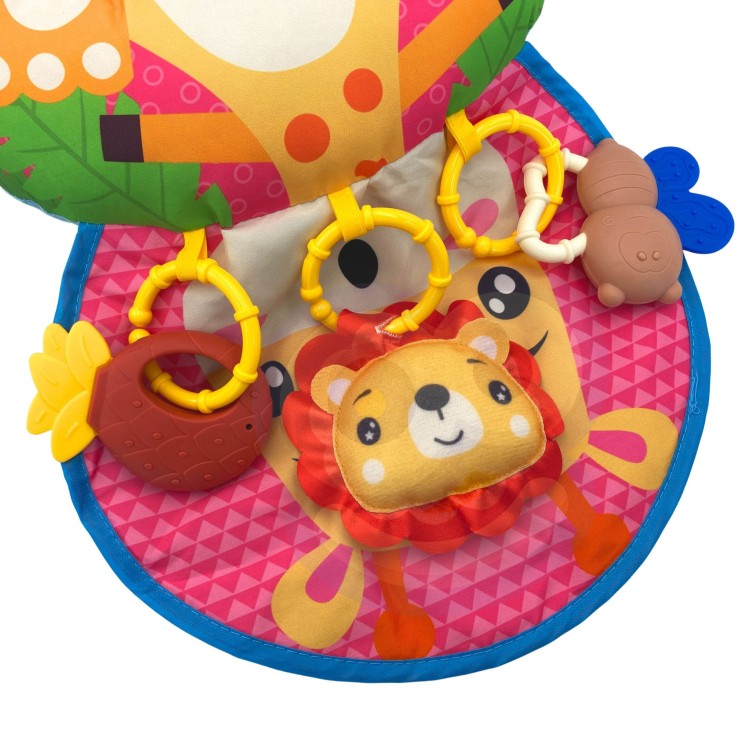 Poduszka Rogal Interaktywna Mata Edukacyjna Grzechotka Gryzak WOOPIE BABY