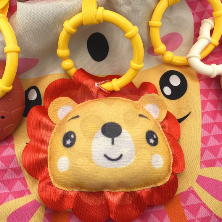 Poduszka Rogal Interaktywna Mata Edukacyjna Grzechotka Gryzak WOOPIE BABY