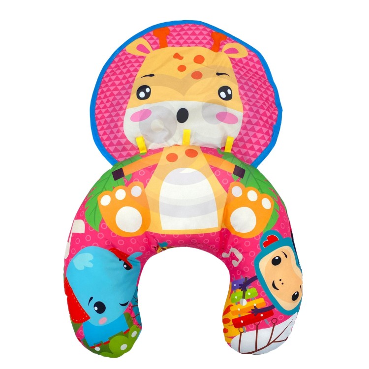 Poduszka Rogal Interaktywna Mata Edukacyjna Grzechotka Gryzak WOOPIE BABY