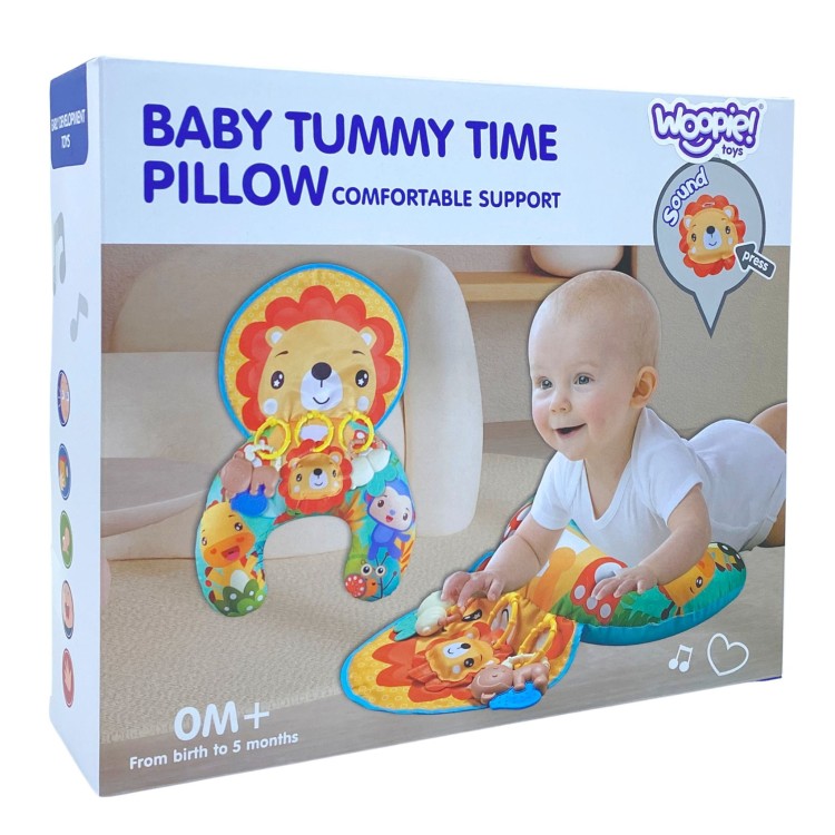 Poduszka Rogal Interaktywna Mata Edukacyjna Grzechotka Gryzak WOOPIE BABY