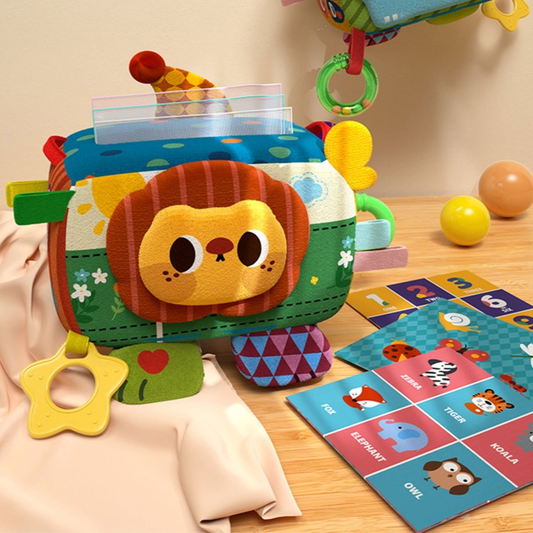 Zabawka Edukacyjna Sensoryczna Pani Metka Pudełeczko Chusteczek WOOPIE BABY