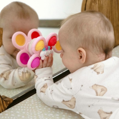 Kosmiczny Spinner Pop-it Zabawka Sensoryczna Wymienne 3 szt Różowy. WOOPIE BABY