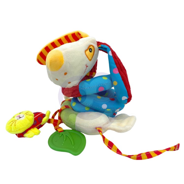 Miękka Zawieszka Spirala do Wózka Łóżeczka Piesek Edukacyjna WOOPIE BABY