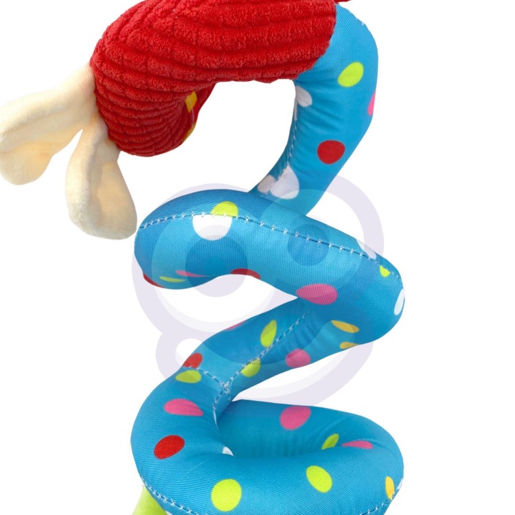 Miękka Zawieszka Spirala do Wózka Łóżeczka Piesek Edukacyjna WOOPIE BABY