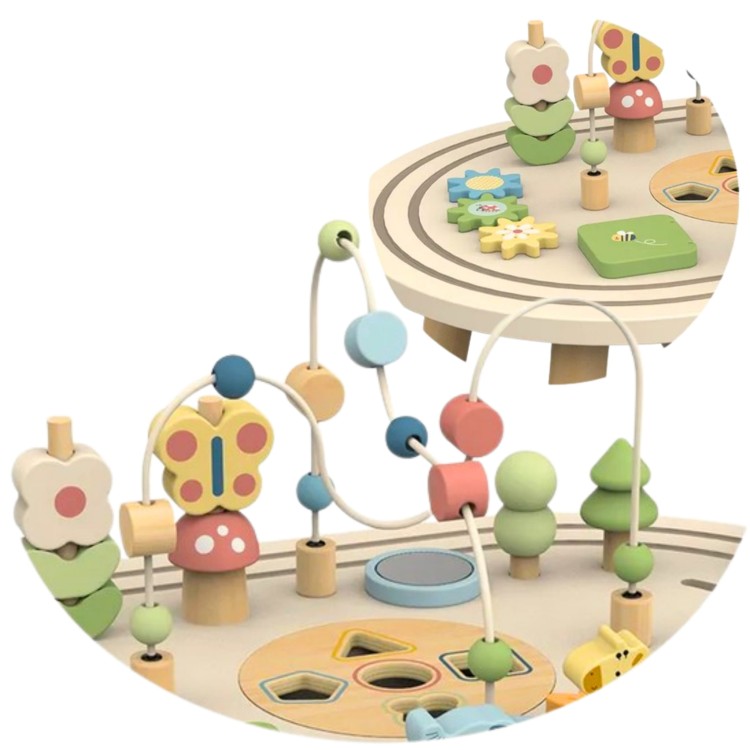 Drewniany Stolik Aktywności Safari TOOKY TOY