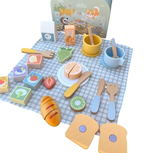 Zestaw Piknikowy Owoce do Krojenia Zestaw Śniadaniowy TOOKY TOY