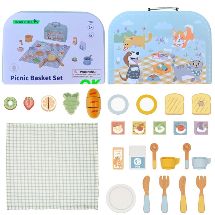 Zestaw Piknikowy Owoce do Krojenia Zestaw Śniadaniowy TOOKY TOY