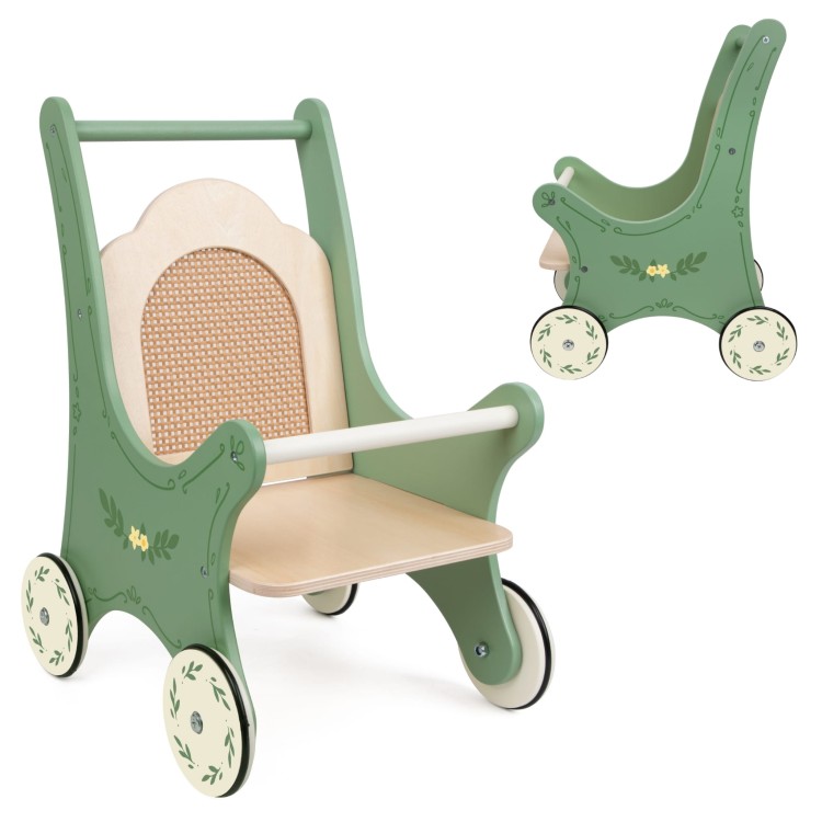 Drewniany Wózek Vintage dla Lalek CLASSIC WORLD