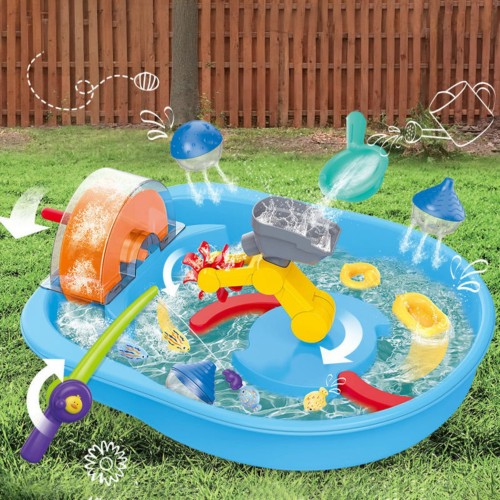 Tor Wodny 2w1 Gra Łowienie Rybek 14el. WOOPIE