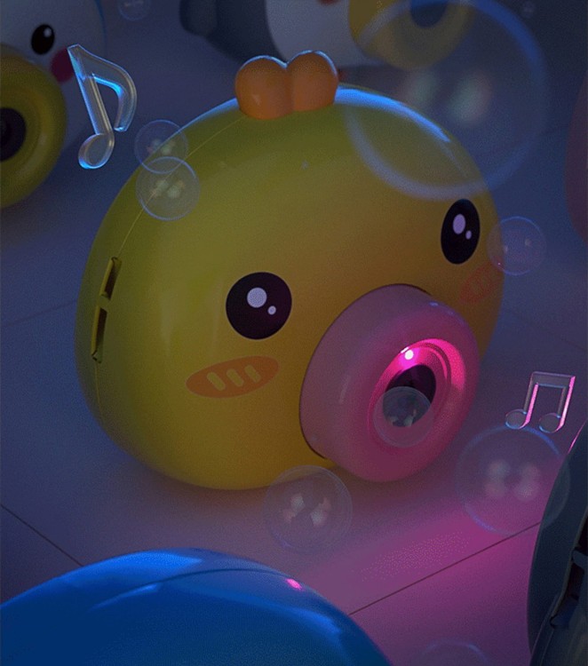 Maszyna Kurczaczek do Robienia Baniek Mydlanych dla Dzieci