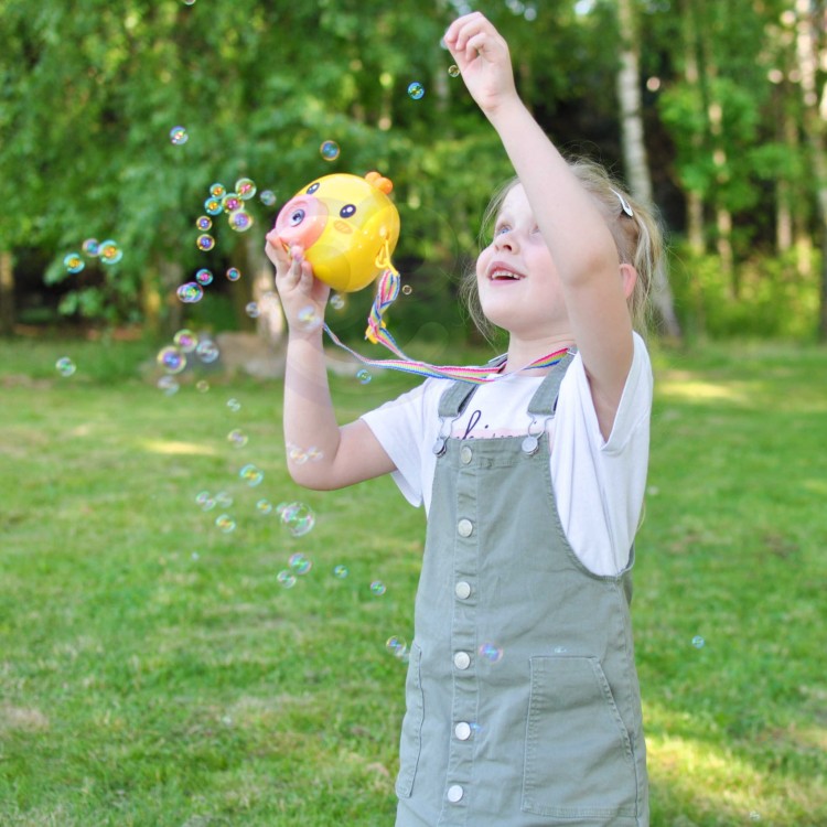Maszyna Kurczaczek do Robienia Baniek Mydlanych dla Dzieci