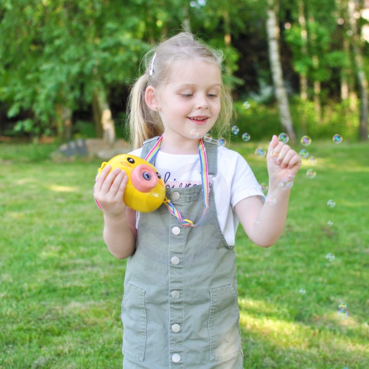 Maszyna Kurczaczek do Robienia Baniek Mydlanych dla Dzieci